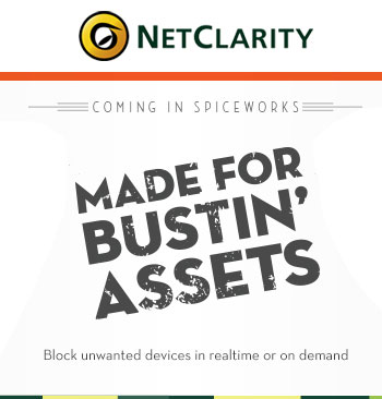 NetClarity coming in Spiceworks.