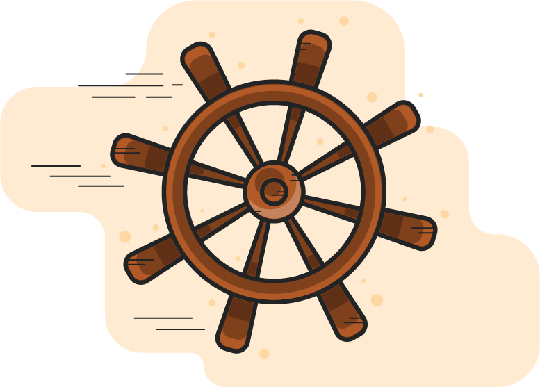Pirate Ship's Wheel